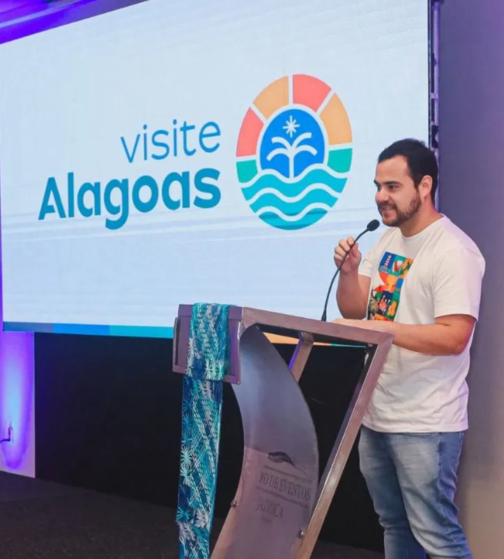 Presidente da ABIH-AL, GABRIEL CEDRIM fez lançamento, ontem, do novo portal Visite Alagoas, reunindo as principais informações sobre atrativos turísticos do Estado