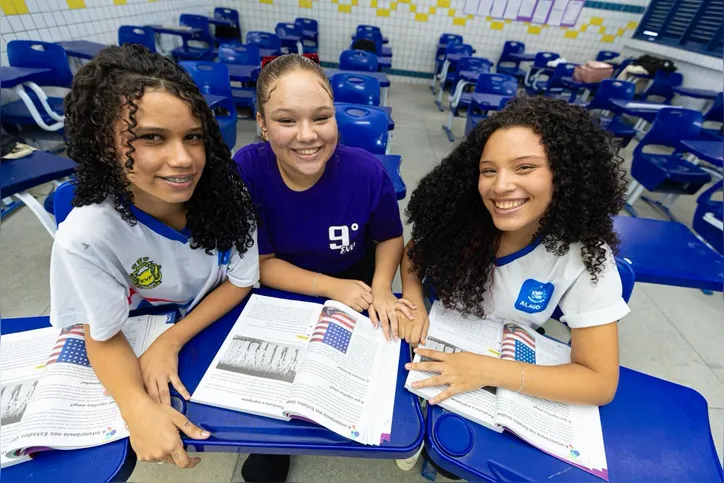 Alunas da rede estadual