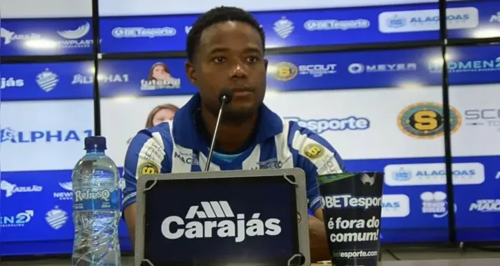 Luciano Naninho já chegou ao CSA e deu entrevista coletiva