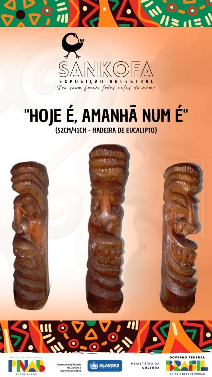 Imagem ilustrativa da imagem Mostra no Museu Palácio Floriano Peixoto reúne esculturas e instrumentos que celebram a memória coletiva afro-brasileira