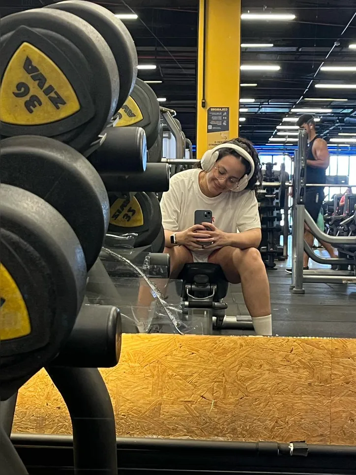 Maria Diva conta que aplicativo tem dado um estímulo a mais para que ela se exercite