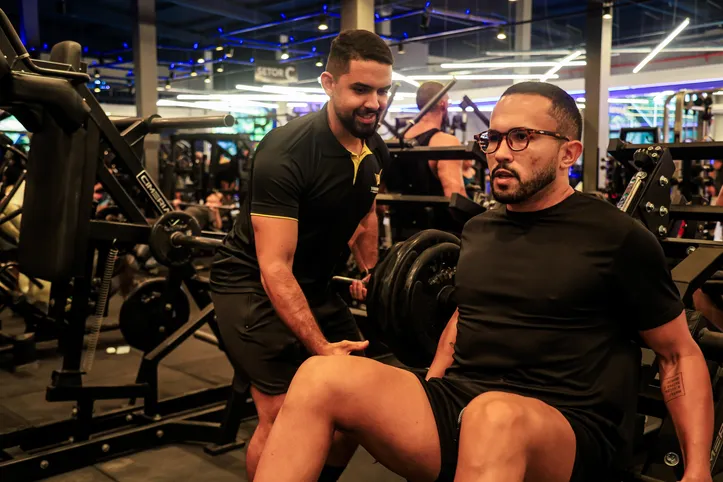 Alexandre Barbosa se sente ainda mais motivado para se exercitar quando está participando dos desafios no Gym Rats