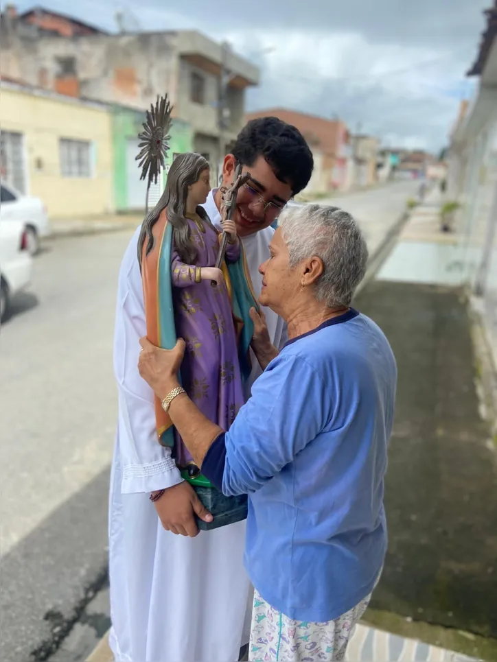 Imagem peregrina segue seu trajeto pelas comunidades de União