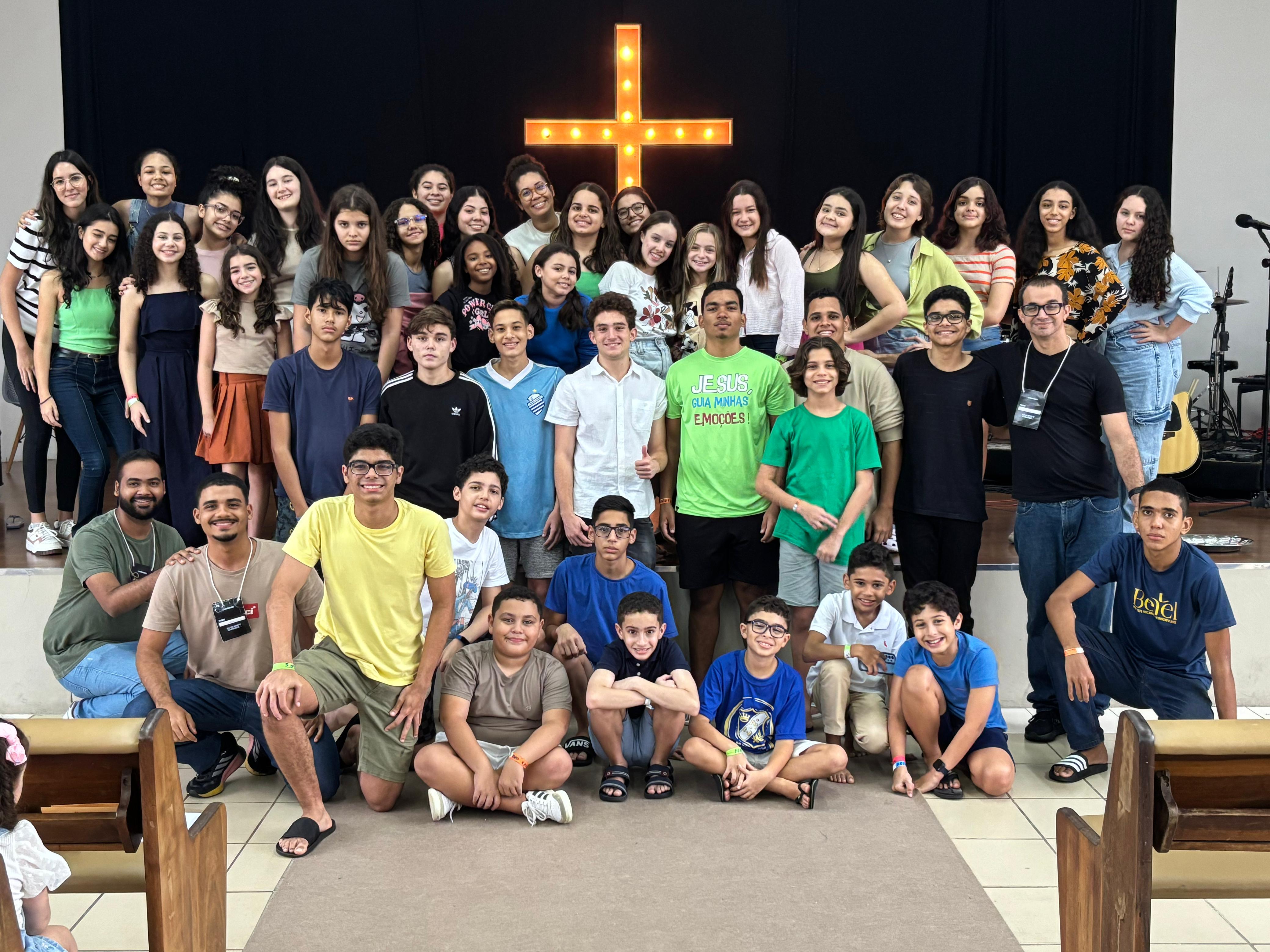 Durante os três dias do evento, adolescentes da Igreja Betel e convidados puderam conhecer mais sobre Jesus Cristo