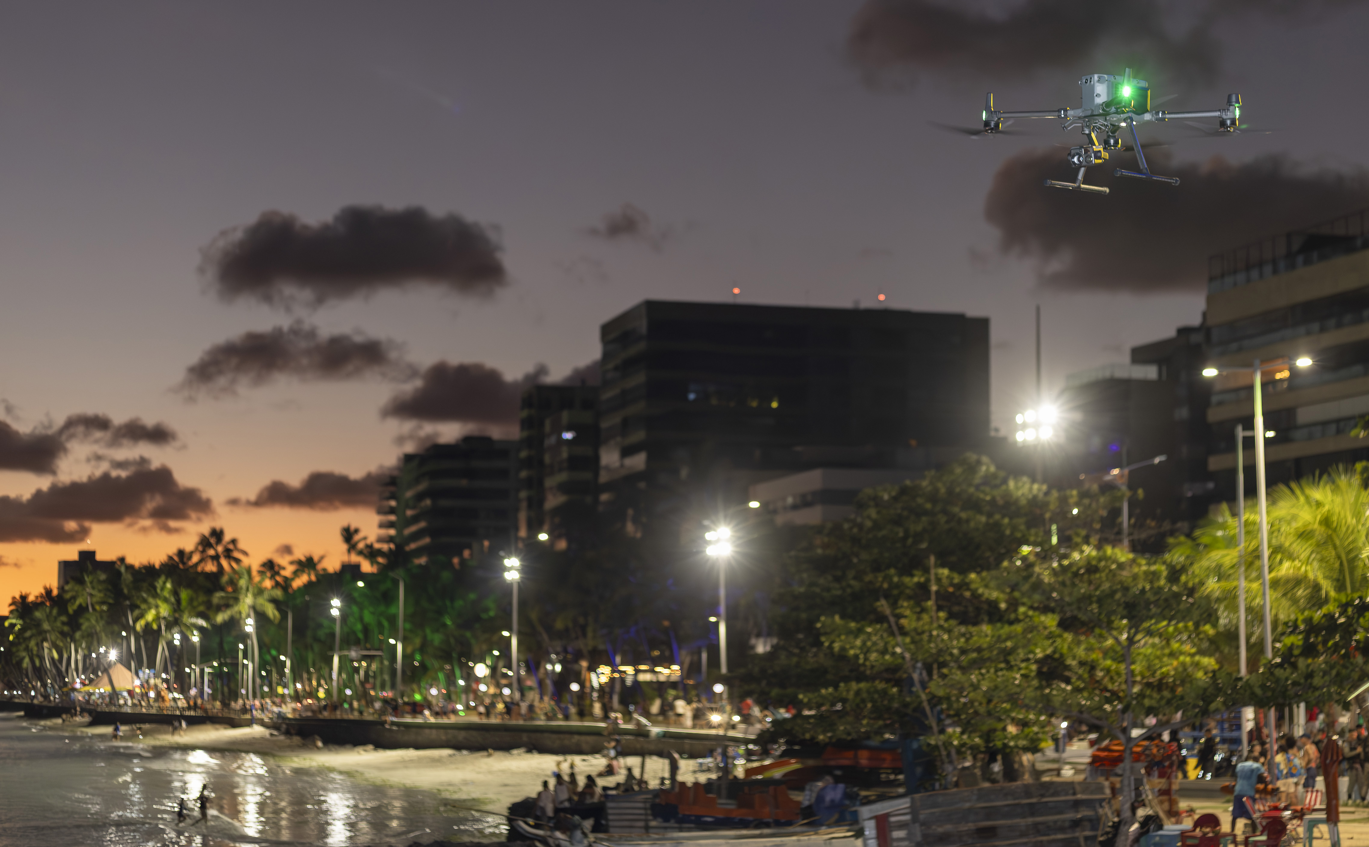 A Secretaria de Segurança Pública de Alagoas (SSP-AL) informou dispor de cerca de 10 drones