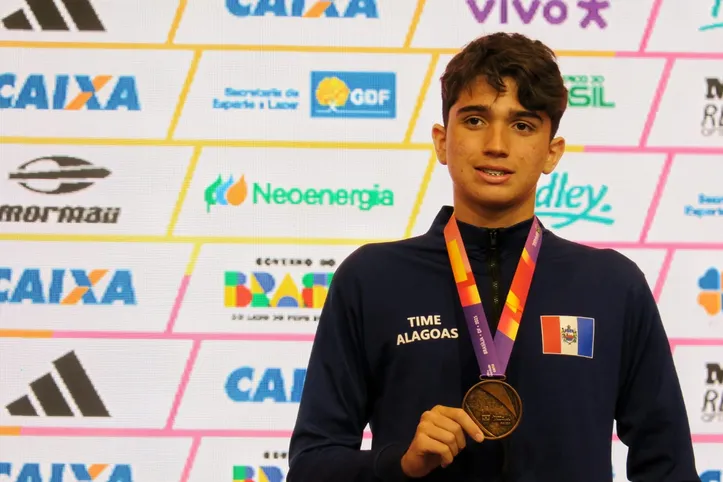 Felipe Knowles faturou a medalha de bronze inédita para AL