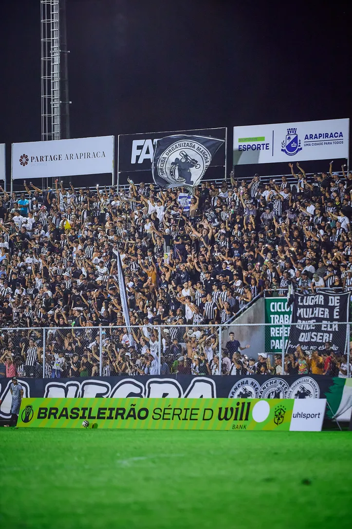 Torcida poderá assistir ao jogo contra o Manauara pelo telão