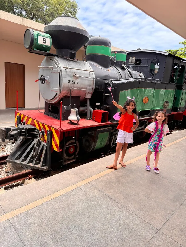 Passageiros poderão visitar o Museu Ferroviário e conhecer de perto a tradicional Maria Fumaça