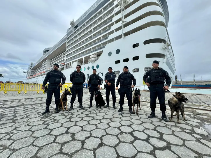 Cães integram equipe da segurança pública e ajudam no combate ao crime