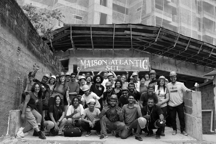 A equipe do filme "Ajude os Menor", gravado em Maceió