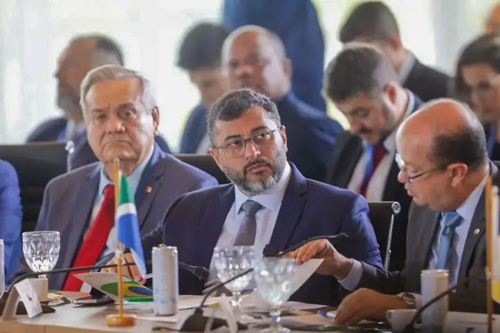 Ronaldo Lessa participou de reunião do Fórum Nacional de Governadores realizada em Belém para discutir a realização da COP30