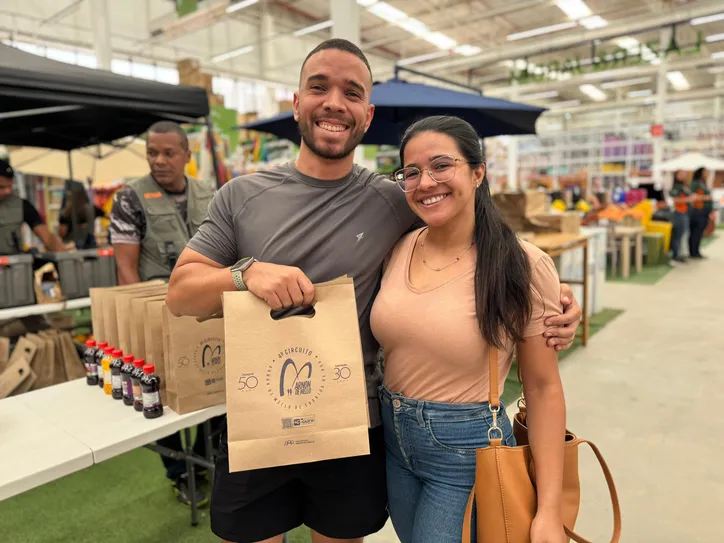 No primeiro dia, muitos participantes estiveram na Carajás Home Center