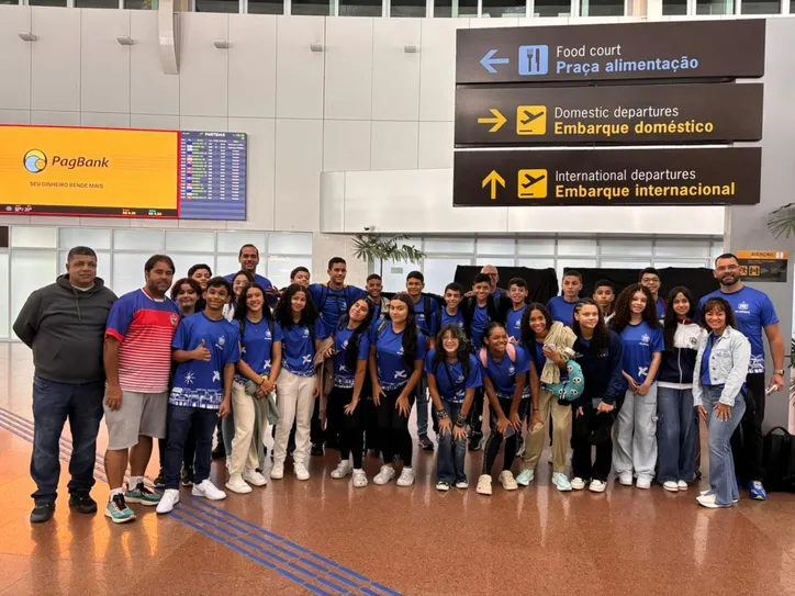 Estudantes desembarcaram em Uberlândia na segunda-feira