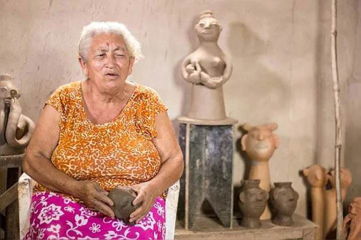 Imagem ilustrativa da imagem Expo Brasil: Arte Popular reúne obras de D. Irineia e outros 16 artistas caetés