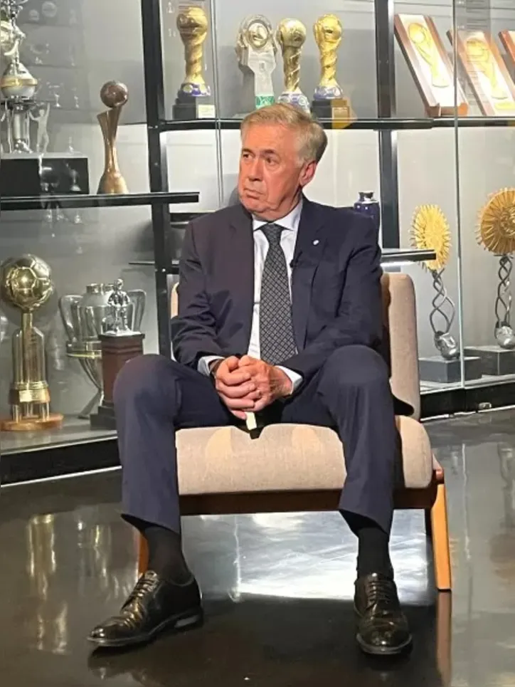Técnico da Seleção Brasileira, Ancelotti deu entrevista ao UOL