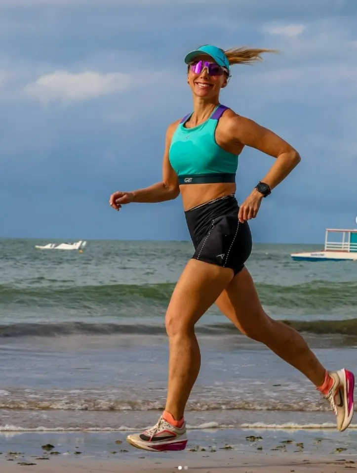Naddya teve a vida transformada por meio da corrida de rua