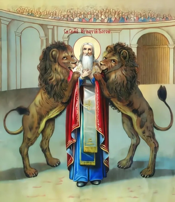 Santo Inácio de Antioquia descreve a Igreja de Roma como "a que preside na região dos romanos"