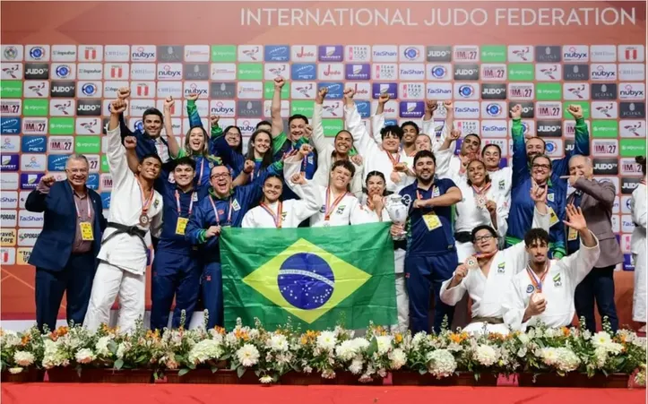 Equipe mista de Judô do Brasil leva bronze no Mundial Júnior