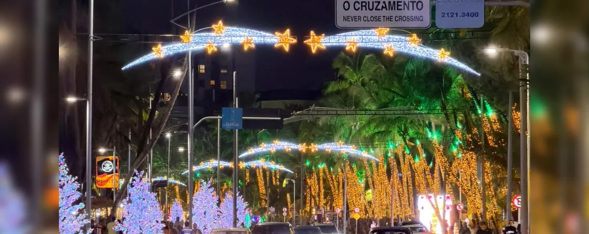 Com presépio à beira-mar e milhares de luzes, Maceió dá início à programação natalina