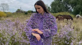 Artista russa une natureza e moda em peças criativas; conheça