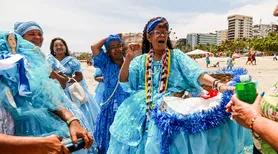 Grupos de matriz africana festejam Iemanjá