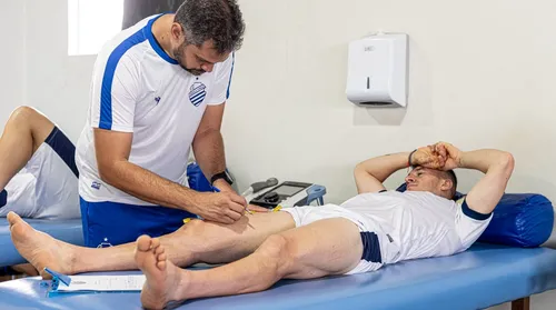 Elenco do CSA realiza trabalhos de fisiologia e de fisioterapia - Imagem