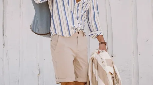 Homens na moda durante o verão - Imagem