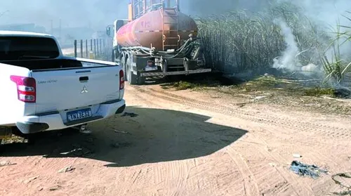 Incêndios criminosos em canaviais avançam em Alagoas - Imagem