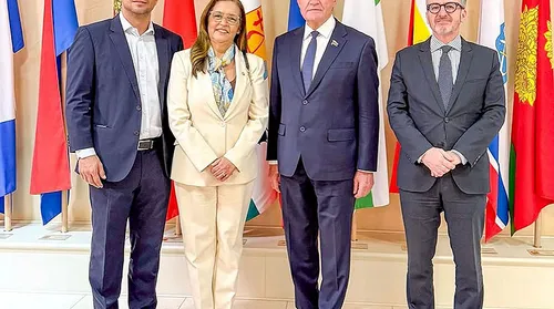 Senadora Eudócia participou de missão internacional à Rússia e ao Reino Unido, recebida por Sergey Ryabukhin - Imagem