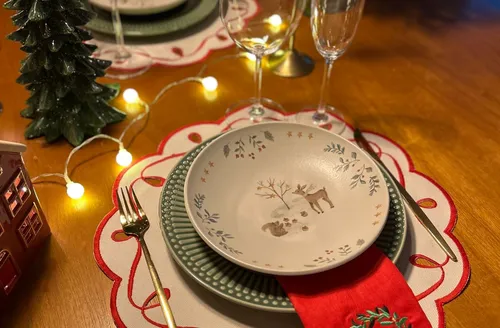 A magia da mesa posta no Natal
