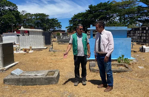 Defensoria faz vistoria em três cemitérios de Maceió e alerta para superlotação e estrutura precária