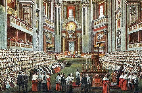 O papa nos dois últimos concílios ecumênicos