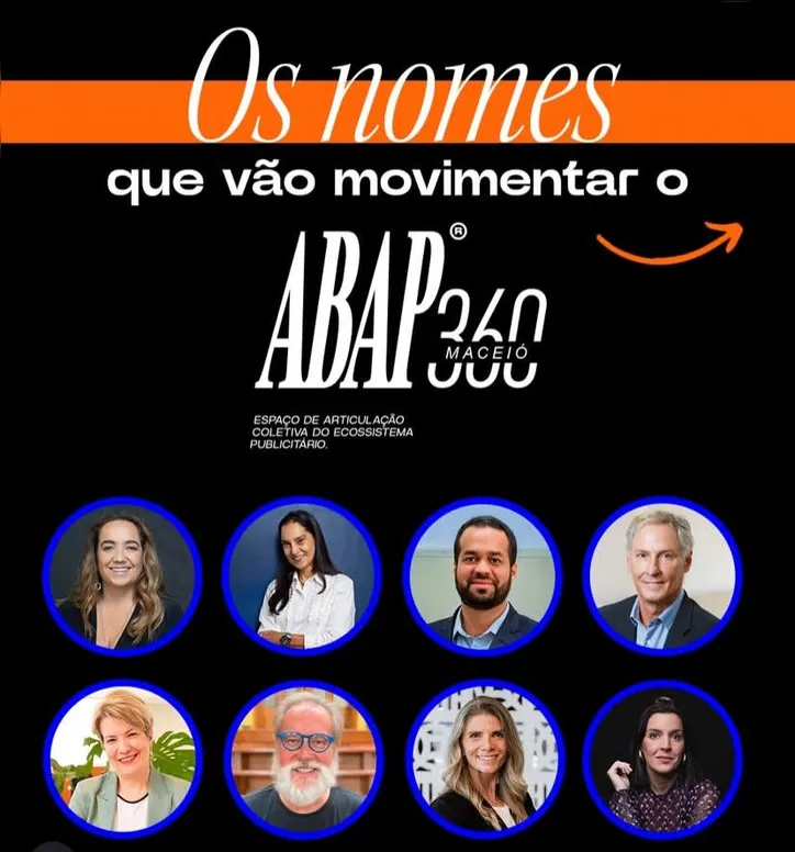 ABAP 360 acontece nesta terça com grandes nomes da comunicação em Maceió