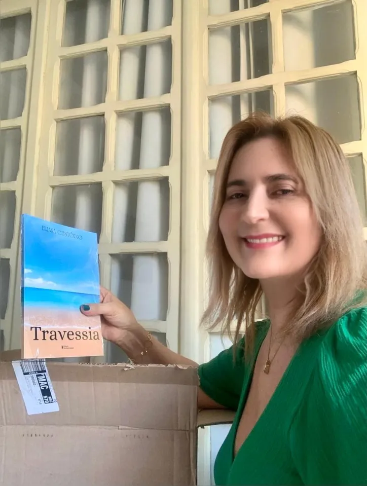 Imagem ilustrativa da imagem Eliana Custódio lança ‘Travessia’ e transforma dor em poesia na Bienal