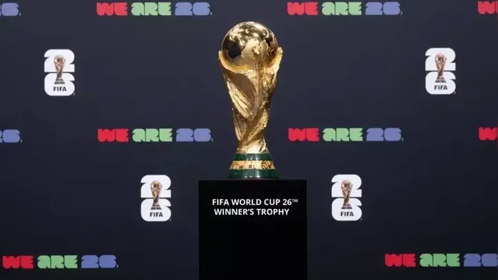 Troféu que será entregue ao campeão da Copa do Mundo 2026