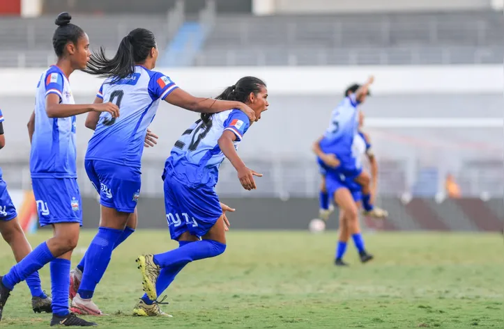 Comemoração das meninas de Alagoas na Copa Rainha Marta