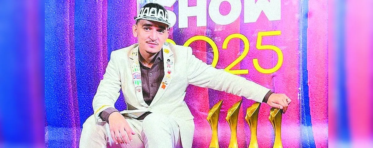 Cantor João Gomes usa hand made alagoano no Prêmio Multishow