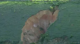 Voçoroca avança e gera emergência na cidade de Branquinha