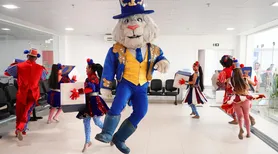 Artistas de circo incentivam doação de sangue no Hemoal