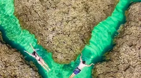 Coral em formato de coração atrai pedidos de casamento em Maceió