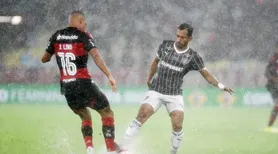 Flu vence Fla em jogo marcado por um grande temporal: 2 a 1