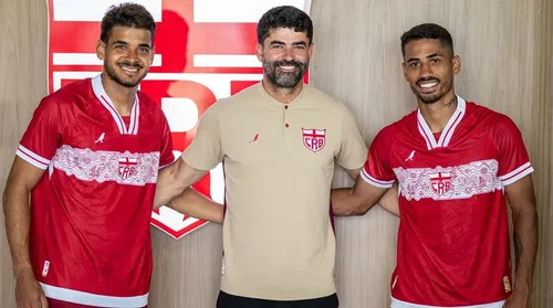 Apresentados, Hereda e João Neto destacam retorno ao CRB - Imagem