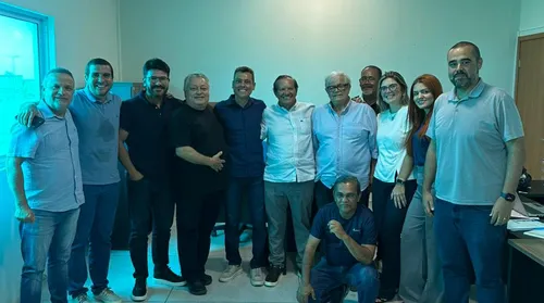 Rafael Tenório volta ao CSA e visita CT azulino - Imagem