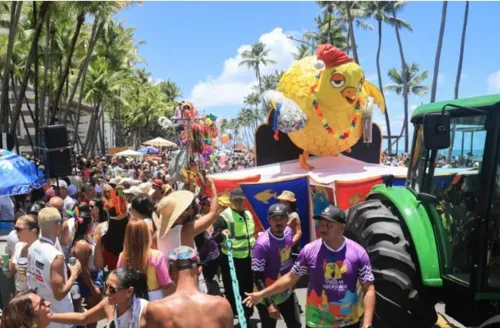 Pinto da Madrugada deve reunir 500 mil foliões na orla de Maceió