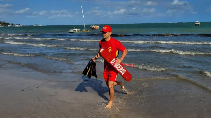 Corporação ampliou o patrulhamento nas praias
