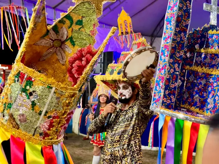 Imagem ilustrativa da imagem Guerreiro Grande Poder encerra Giro das Tradições no Theatro Homerinho