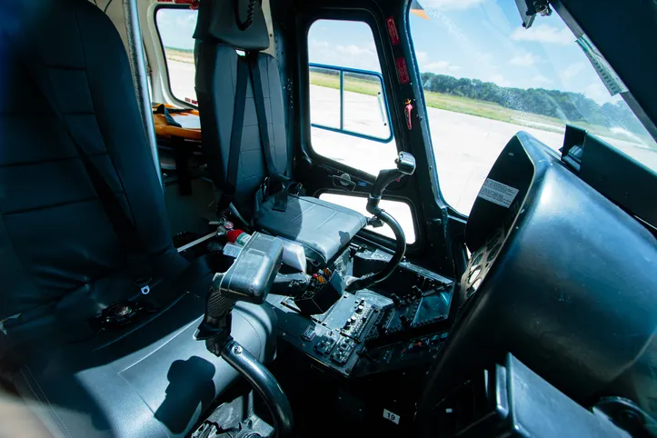 O Departamento Estadual de Aviacao apresenta os resultados do primeiro ano de operacao para a imprensa e autoridades. 
Foto: Pei Fon/ Agencia Alagoas