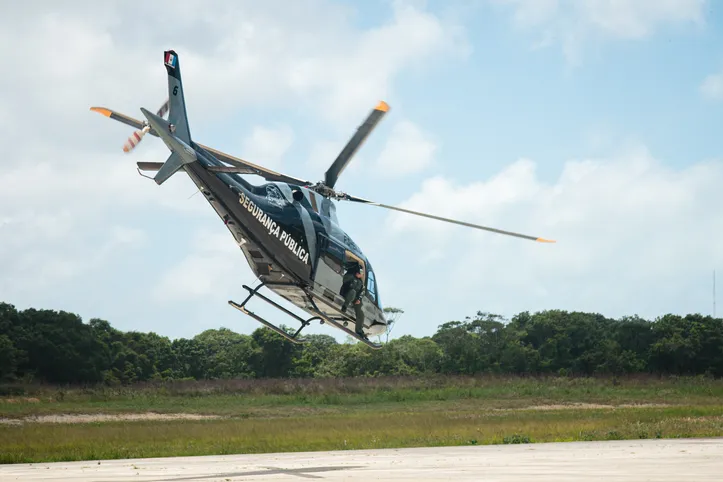 O Departamento Estadual de Aviacao apresenta os resultados do primeiro ano de operacao para a imprensa e autoridades. 
Foto: Pei Fon/ Agencia Alagoas