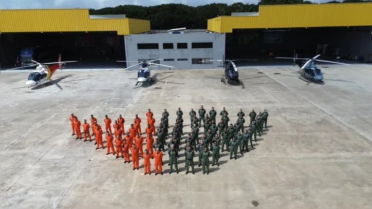 Imagem ilustrativa da imagem O SOCORRO QUE VEM DO CÉU: Departamento aéreo de Alagoas amplia atuação em resgates