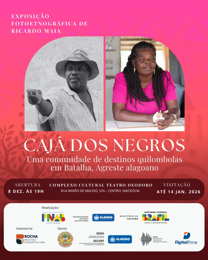 Imagem ilustrativa da imagem Visualidade de Cajá dos Negros, a nova exposição de Ricardo Maia